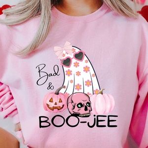 Bad and boo-jee ghost sweatshirt